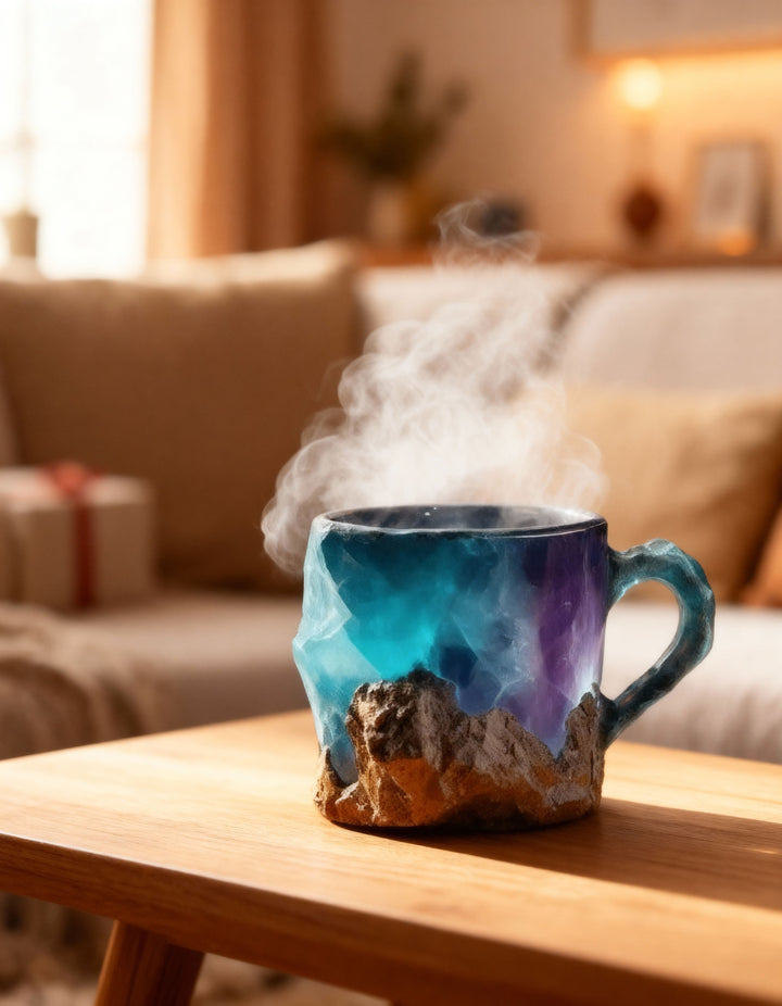 AMETHYST | NATURAL GEMSTONE COFFEE MUG