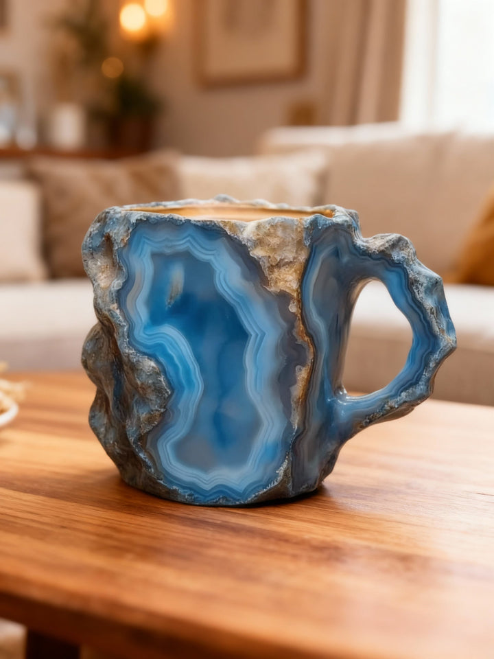  CRYSTAL | BLUE GEODE COFFEE MUG