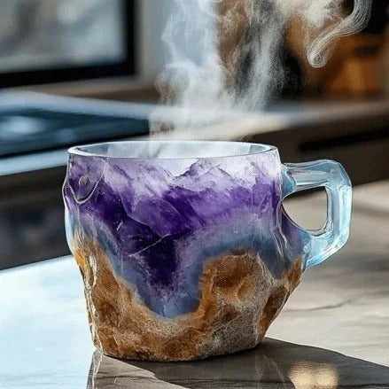 ZENITH | BLUE-PURPLE GEMSTONE MUG
